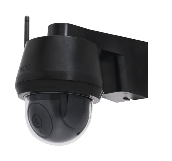 ABUS PPIC52520B, IP-turvakamera, Ulkona, Langallinen & langaton, Seinä, musta, Kupoli