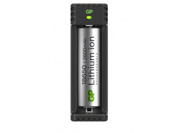 GP Batteries Lithium-ion lader L111, Lithium-Ion (Li-Ion), Overlading, Overbelastning, Kortslutning, 1 stykker, Batterier medfølger