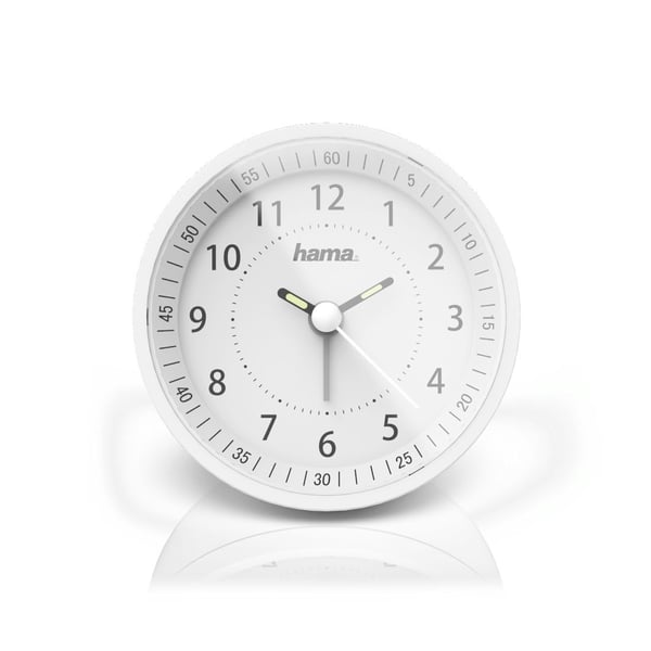 Hama Roundly, Rund, Vit, Analog, Vit, Batteri, AA