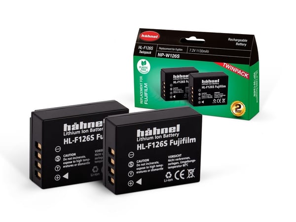Hahnel HL-F126S, Fujifilm, 1130 mAh, 7,2 V, Litiumioni (Li-Ion)