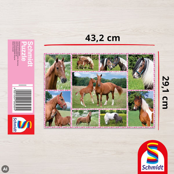 Schmidt Games Puzzle 150 Horses G3