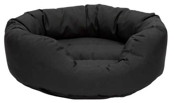 Paw Love - Hundeseng - Oval - Small - 60x50cm - Sort