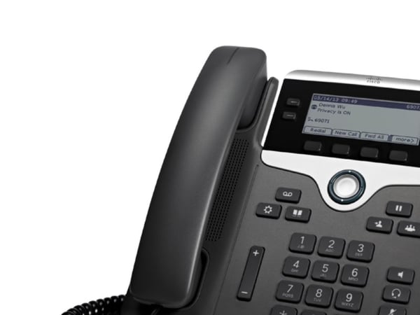 Cisco 7821, IP Phone, Musta, Hopea, Johdollinen puhelin, Polykarbonaatti, Pöytä/Seinä, 2 linjat