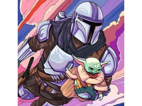 Ravensburger Puslespill 3x49 Mandalorian-brikker