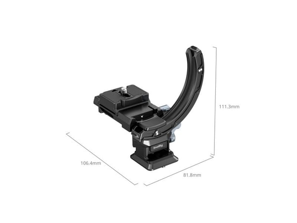 SmallRig 4349, Asennuslevy, musta, Alumiini, Silikoni, Ruostumaton teräs, Camera Mount Plate Kit × 1 Horizontal-to-Vertical Mount Plate × 1, Sony,F...