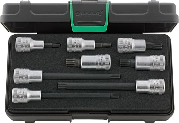 STAHLWILLE 96033606, pistoriavainsarja, 8 kappaletta, 230 mm, 130 mm, 1,29 kg