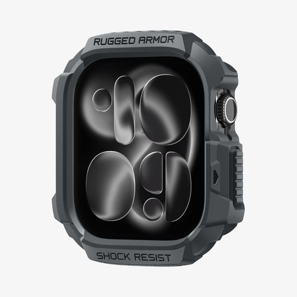 Spigen Rugged Armor 2, Ask, Smartwatch, Grå, Apple, Apple Watch 10/11 (46mm), Termoplastisk polyuretan (TPU)