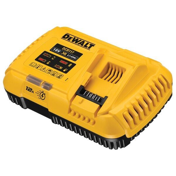 DeWALT DCB117-QW, Batteriladdare, 18 V, DeWalt, Svart, Gul, 12 A