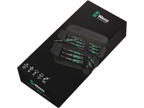 Wera Kraftform Micro 12 Universal 1 elektroniikkaruuvitalttasarja, 12-osainen