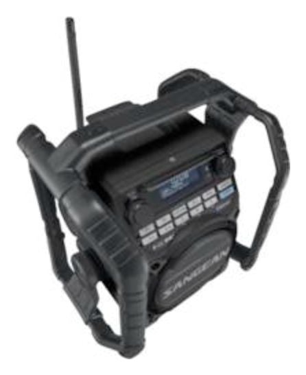 Sangean U-4 DBT+, Henkilökohtainen, Digitaalinen, DAB, DAB+, FM, 7 W, LCD, musta