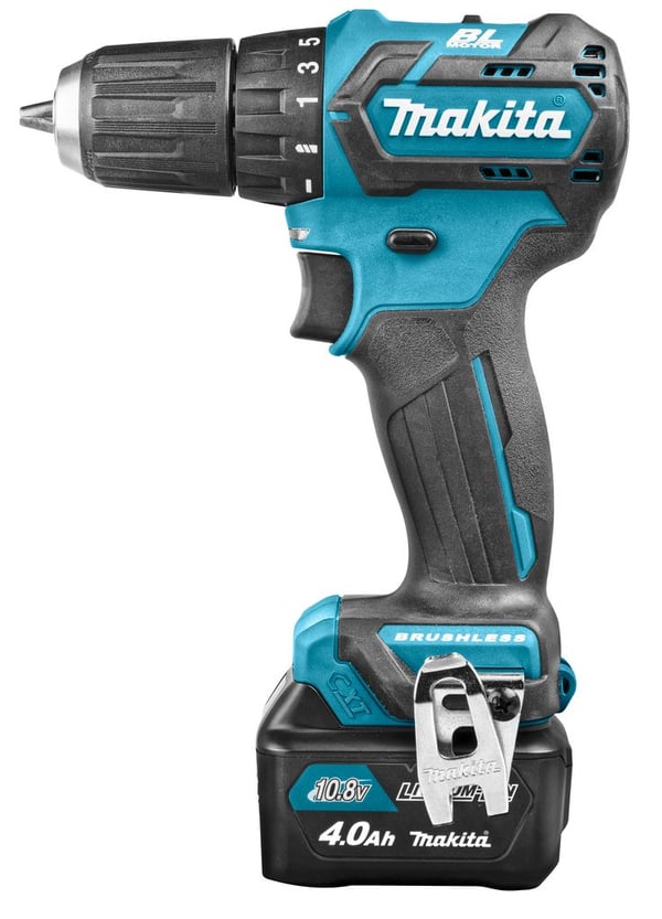 Makita DF332DSMJ, Pistolgreppsborrmaskin, 1 cm, 2,8 cm, 1 cm, 0,8 mm, 450 rpm