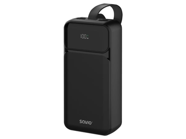 Savio BA-10, 10000 mAh, Musta