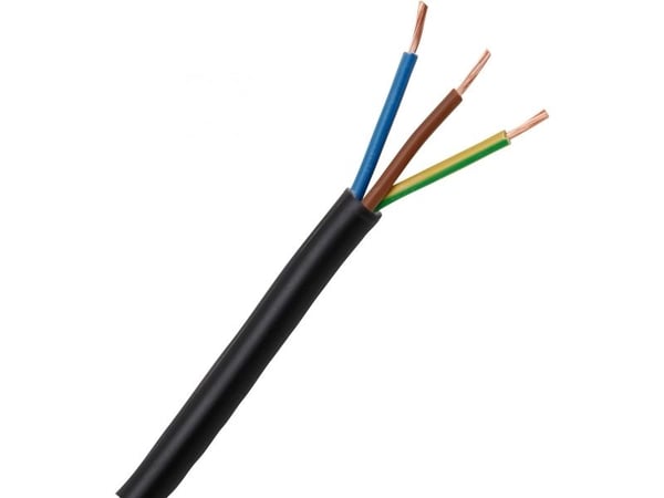 Kopp 152325008, 0,75 mm ², Svart, Polyvinylklorid (PVC), 300 V, 25 m, 6 mm