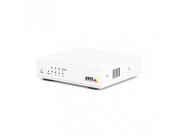 Axis D8004 uhåndtert nettverksswitch 4 x 10/100 PoE+ + 1 x 10/100, 60 W