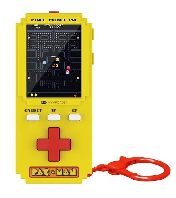My Arcade Pixel Pocket Pro - Håndholdt spillkonsoll - PAC-MAN