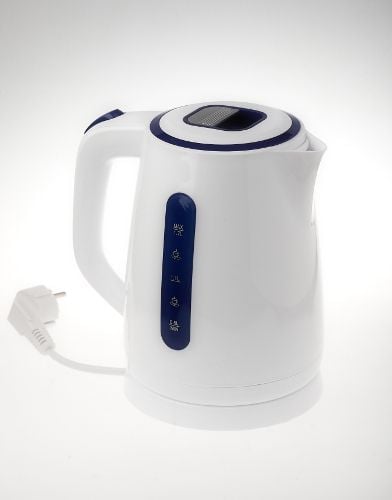 Adler AD 1234, 1,7 l, 2200 W, Blå, Hvit, Vannivåindikator, Filtrering