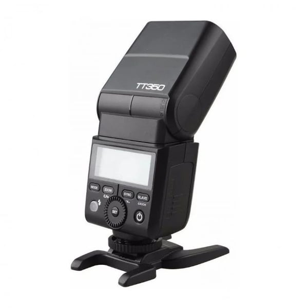 Godox TT350, 2,2 sek./sida, 16 kanaler, 210 g, kompaktblixt