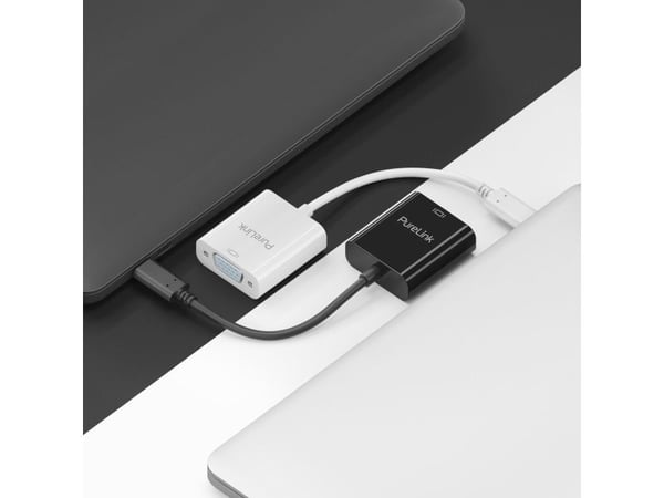 PureLink USB-C auf VGA Adapter - 1200p - iSerie - hvit