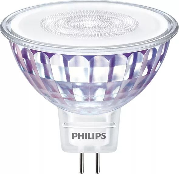 Philips - LED-kohdevalo - muoto: MR16 - GU5.3 - 7 W (vastaa 50 W) - luokka F - kylmä valkoinen valo - 4000 K