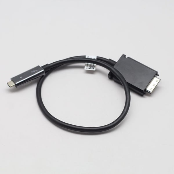 Dell - Thunderbolt-kabel - USB-C (hane) till dockningsanslutning (hane)
