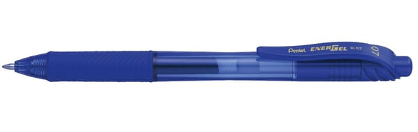 Pentel BL107-C, Sisäänvedettävä geelikynä, Sininen, Sininen, 0,7 mm, 1 kpl