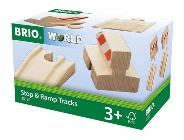 BRIO 33385 Ramp och stoppskenor