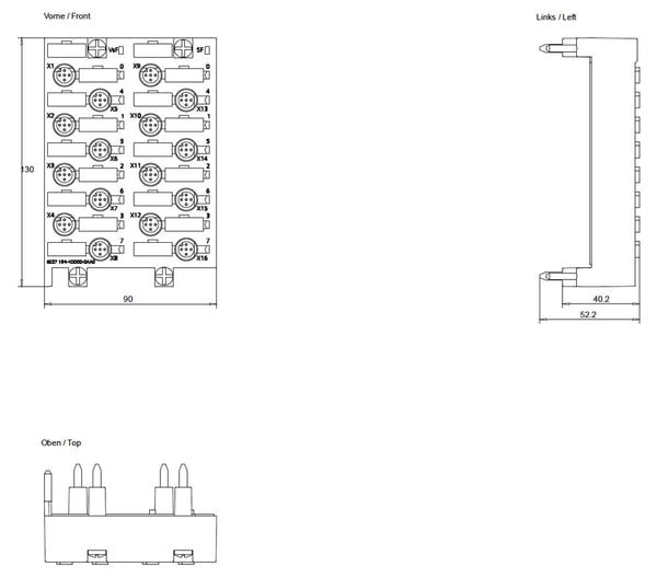 Siemens 6ES7194-4DD00-0AA0, 20.4, 28.8 V, 130 mm, 621 g, 134 mm, 116 mm, 68 mm