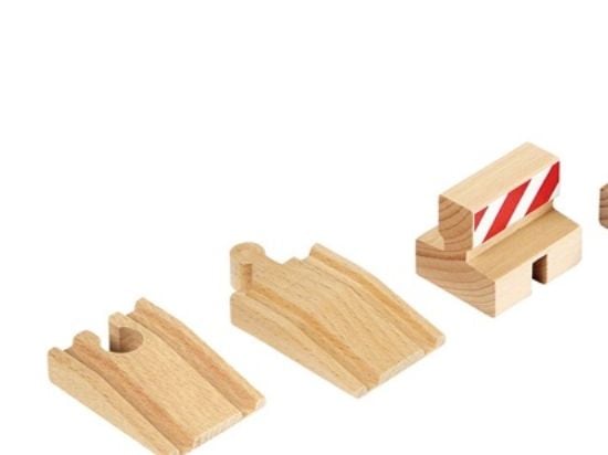 BRIO 33385 Ramp och stoppskenor