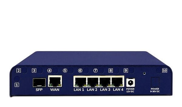 TDT FG2000, Ethernet WAN, 2.5 Gigabit Ethernet, Grå, Blå
