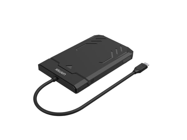 Unitek DiskGuard Raiden 2.5" USB-C 5Gbps HDD/SSD SATA UASP -kotelo Unitek DiskGuard Raiden 2.5" USB-C 5Gbps HDD/SSD SATA UASP kotelo