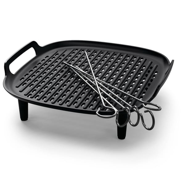Philips HD9946/00 grillsett til Airfryer 6,2 L, svart
