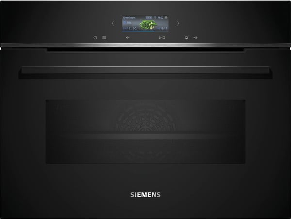 Siemens iQ700 CM724G1B1 yhdistelmäuuni 45 l integroitava musta