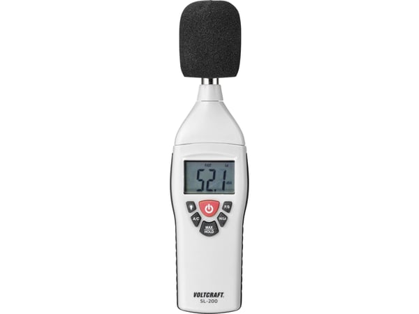 VOLTCRAFT SL-200 støymåler 30–130 dB 31,5 Hz–8 kHz