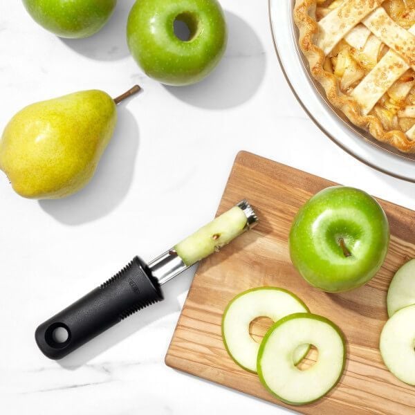 OXO 20181, Apple, Musta, Ruostumaton teräs, Muovi, Ruostumaton teräs, Muovi, 1 kpl, 203,2 mm