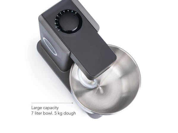 Wilfa KM1GY-70, Seisova tehosekoitin, Harmaa, Vaivaus, Vaivaus, Sekoitus, Whisking, 7 L, 5700 RPM, Rotaatio