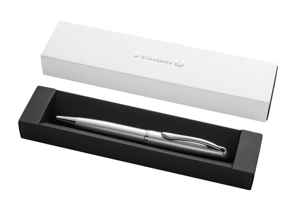 Pelikan Jazz Noble Elegance K36, Klips, Kulepenn som åpnes og lukkes ved vridning, Gjenfyllbar, Blå, 1 stykker, Medium