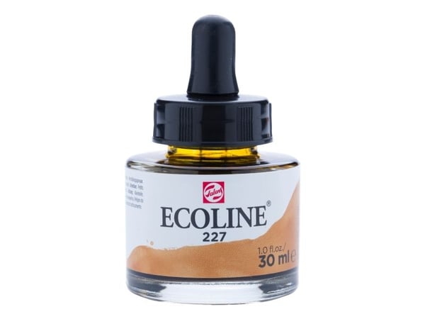 Ecoline Liquid Watercolour Bottle 30 ml Yellow Ochre 227