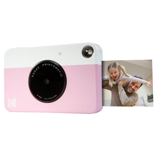 Kodak Printomatic, 50,8 x 76,2 mm, Vaaleanpunainen, Valkoinen, Auto, MicroSD (TransFlash), Auto, Auto, Salama poiskäytöstä, Salama käytössä