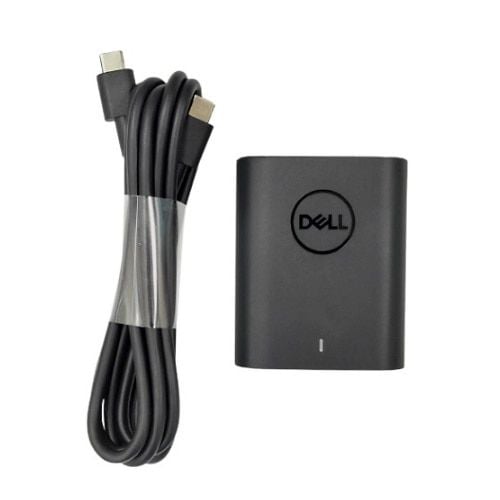 Dell 450-ALQR USB-C-laturi 60 W, Latitude 9330/XPS 9320, musta, Eurooppa