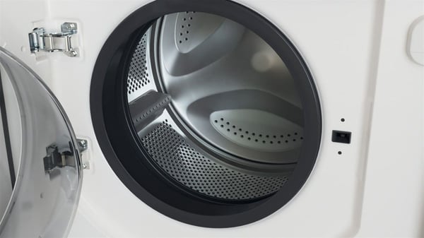Whirlpool BI WDWG 751482 EU N, Frontmatet, Innebygget, Hvit, Venstre, 5 kg, 1351 RPM