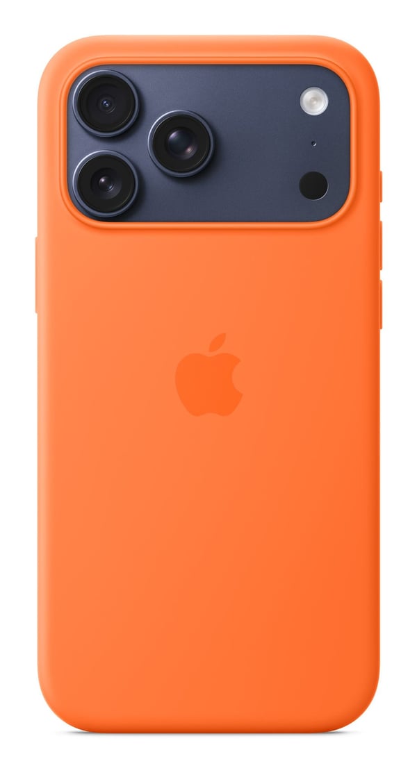 Apple - Skydd för mobiltelefon - MagSafe-kompatibilitet - silikon - orange - för iPhone 17 Pro Max