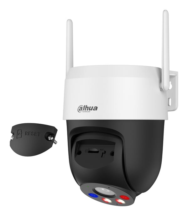Dahua Technology P5AS-PV, IP-turvakamera, Ulkona, Langallinen & langaton, Katto/seinä, musta, Valkoinen, Kääntyvä alusta