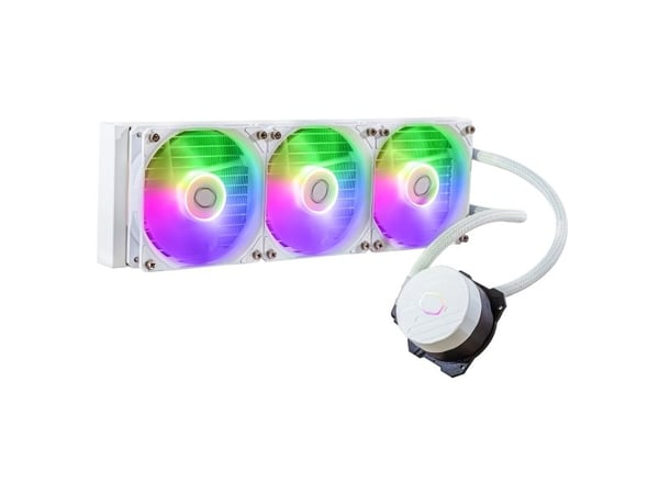 Cooler Master MasterLiquid 360L Core CPU-vannkjøler 360 mm ARGB hvit