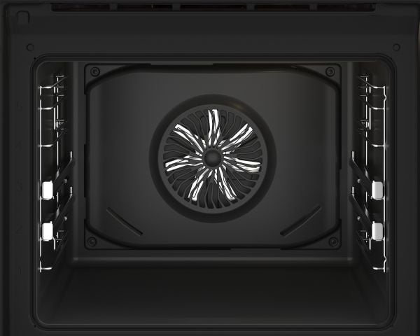 Beko BBUM12341XE, Sonebasert induksjon, 4 zone(s), Glass, Svart, Berøringskontroll, Rund