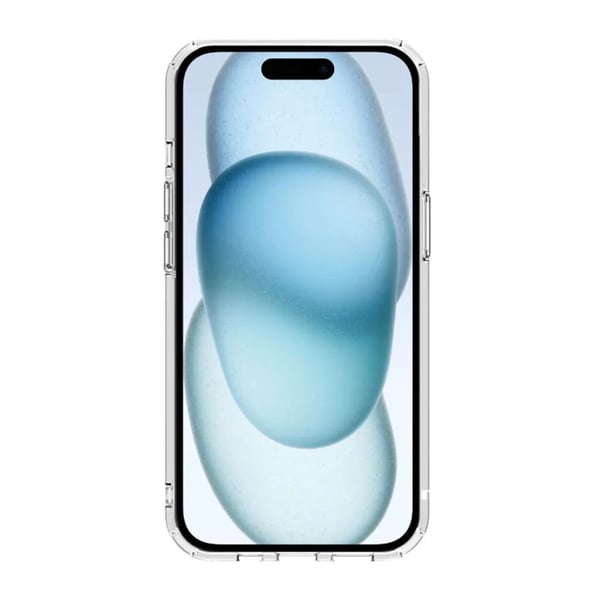 JustMobile PC-1567CC, Suojus, Apple, iPhone 15 Plus, 17 cm (6.7"), Läpinäkyvä