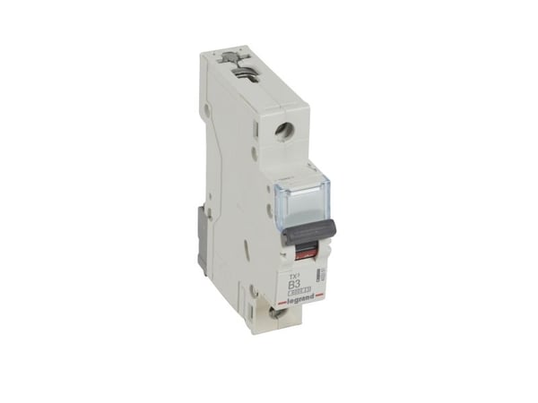 Legrand automatsäkring överström 1P B 3A 6kA AC S301 TX3 (403351)