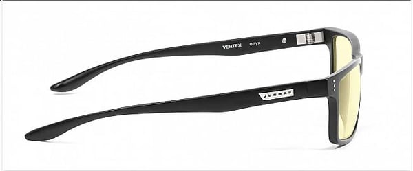 Gunnar Optiks Vertex, Suorakulmio, Pelaaminen, Polykarbonaatti, Musta, Nylon polymeeri, Meripihka