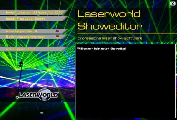 Laserworld Showeditor Set, Valaisimen säädin, Musta, 1 kpl