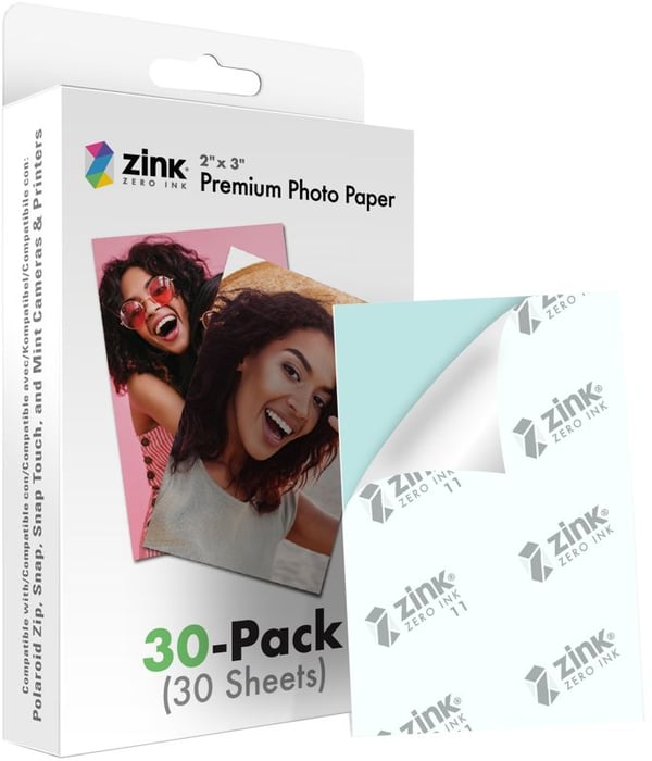 Polaroid 2x3'''' Premium ZINK Paper, 30 kpl