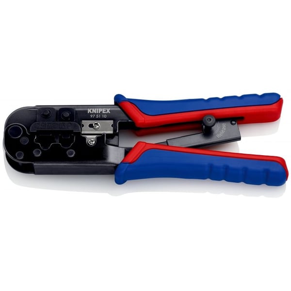 Knipex 97 51 10 liitinpuristuspihdit 190 mm RJ11/RJ12/RJ45-liittimille